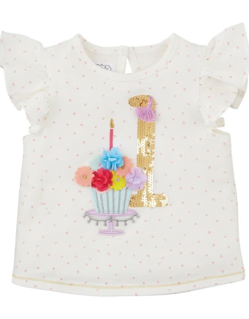 MUD PIE ONE BIRTHDAY SHIRT