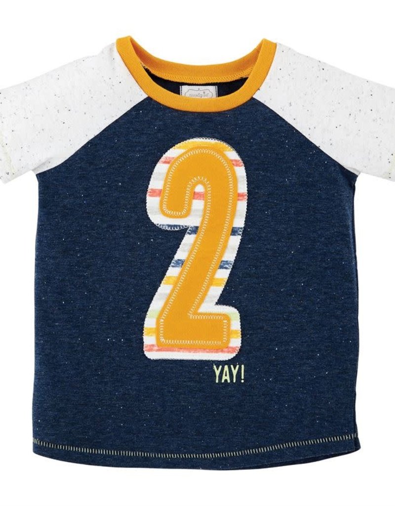 MUD PIE BOY TWO BIRTHDAY SHIRT