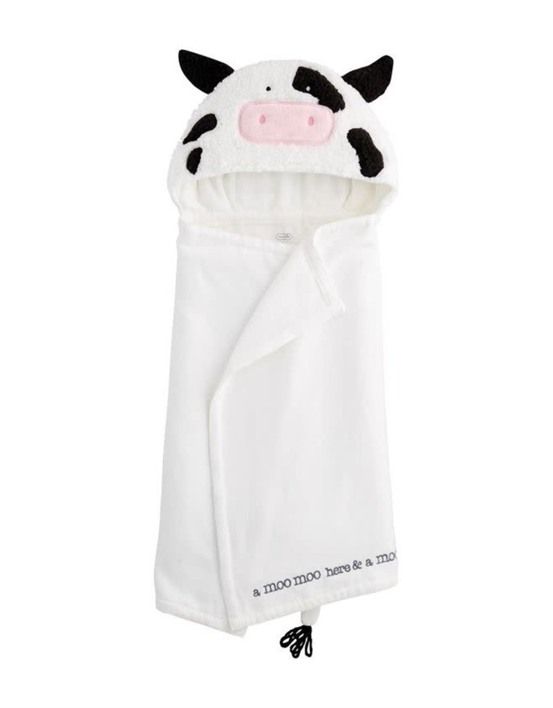 MUD PIE BABY COW HOODED TOWEL