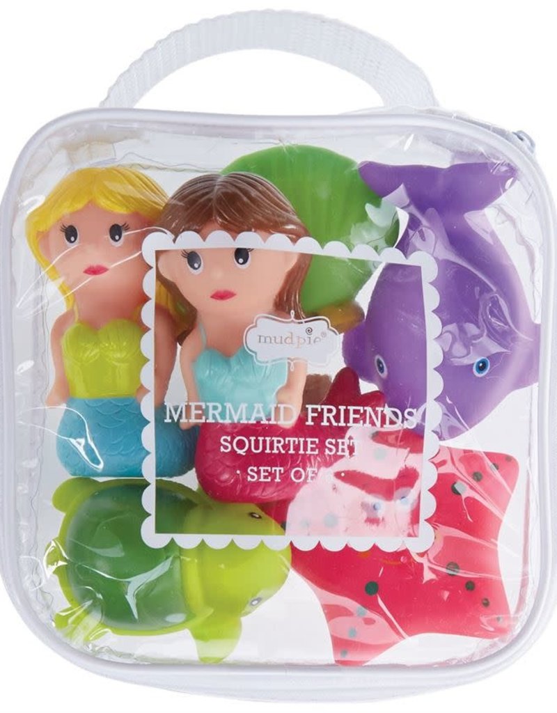 MUD PIE MERMAID RUBBER BATH TOYS
