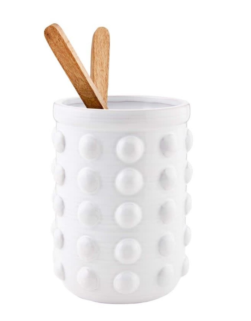 MUD PIE BEADED UTENSIL CROCK