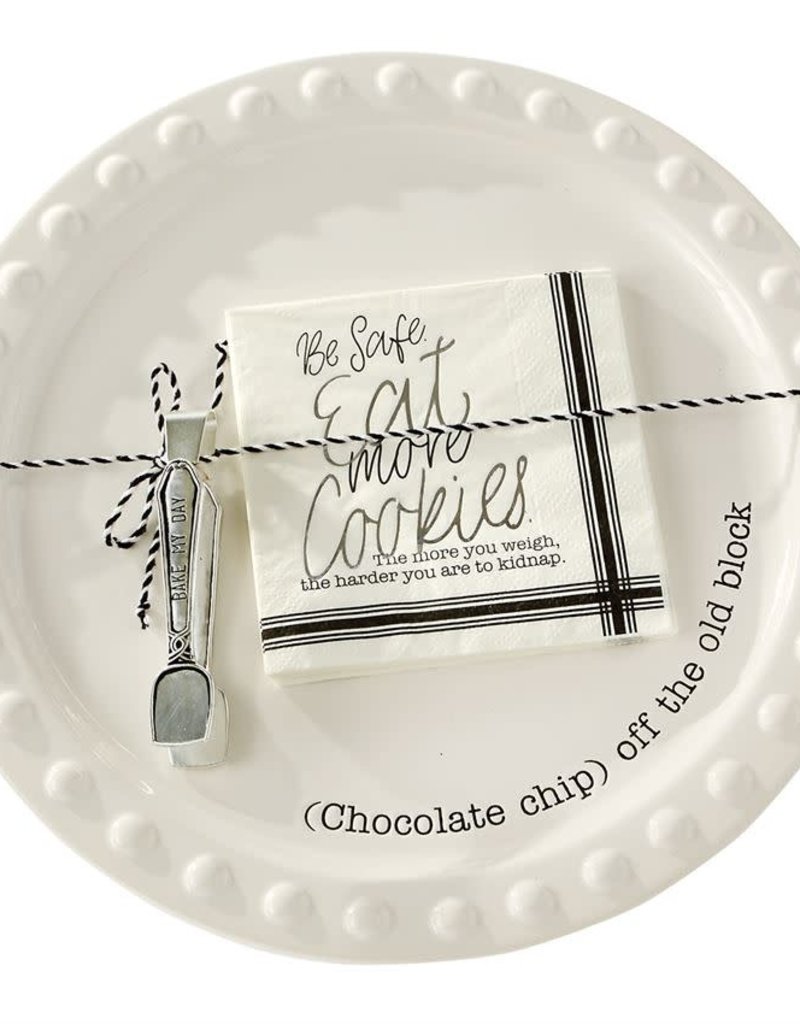 MUD PIE COOKIE PLATE SERVING SET