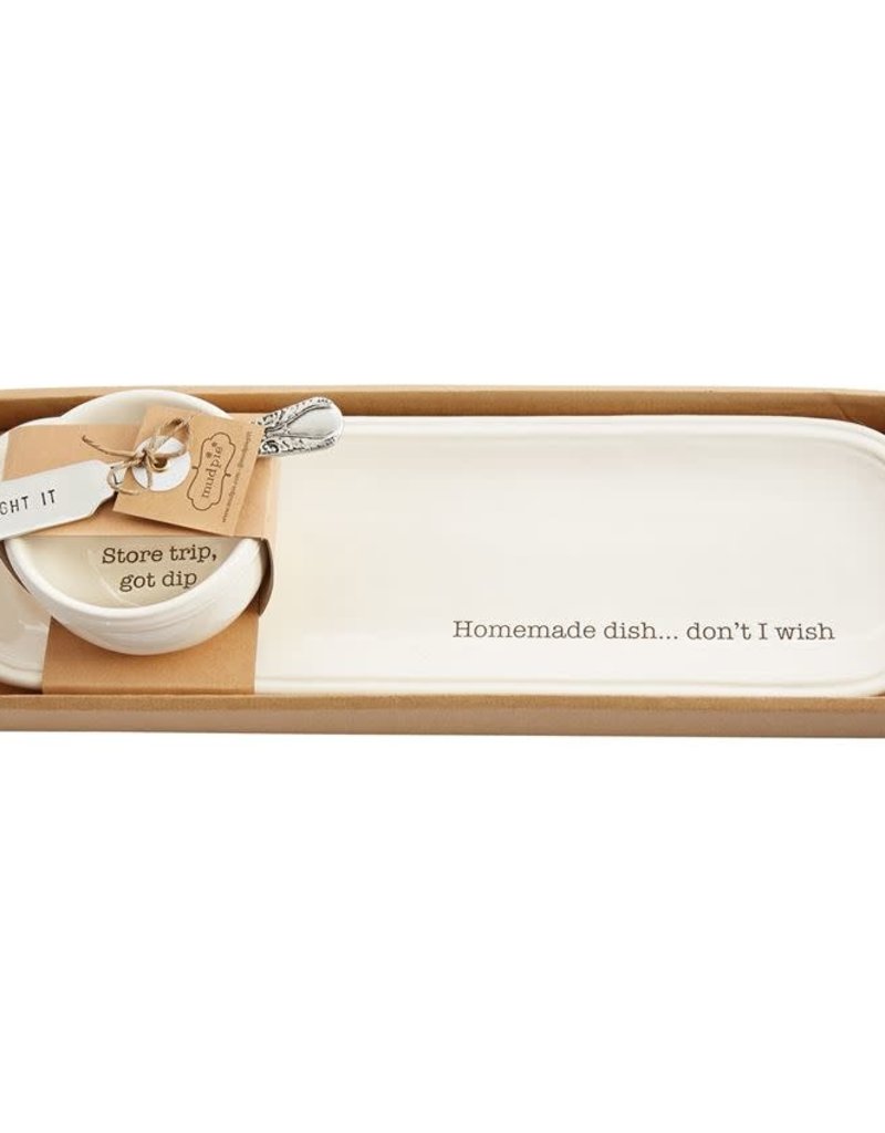 MUD PIE STORE BOUGHT TRAY SET