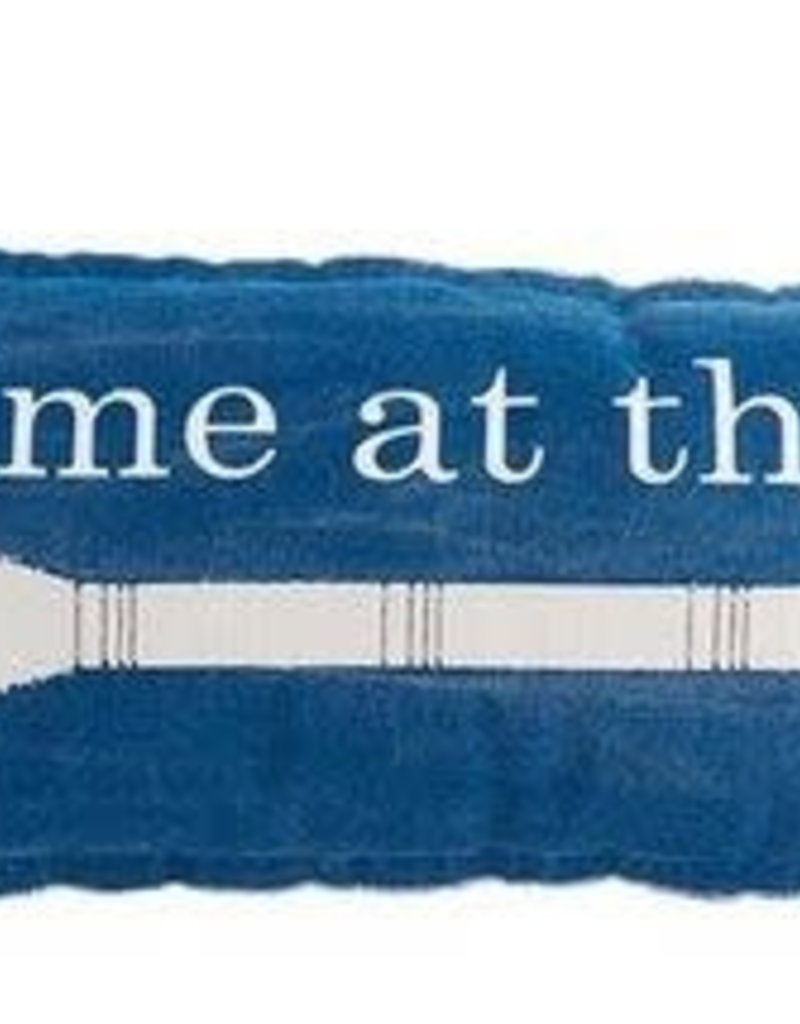 MUD PIE LONG LAKE APPLIQUE PILLOWS