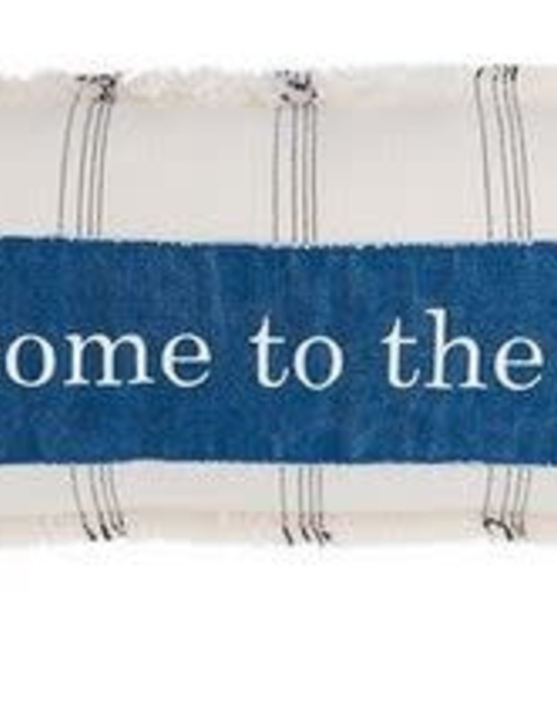 MUD PIE LONG LAKE APPLIQUE PILLOWS
