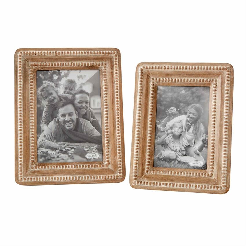 MUD PIE BEADED RECLAIMED FRAMES MUD PIE BEADED RECLAIMED FRAMES