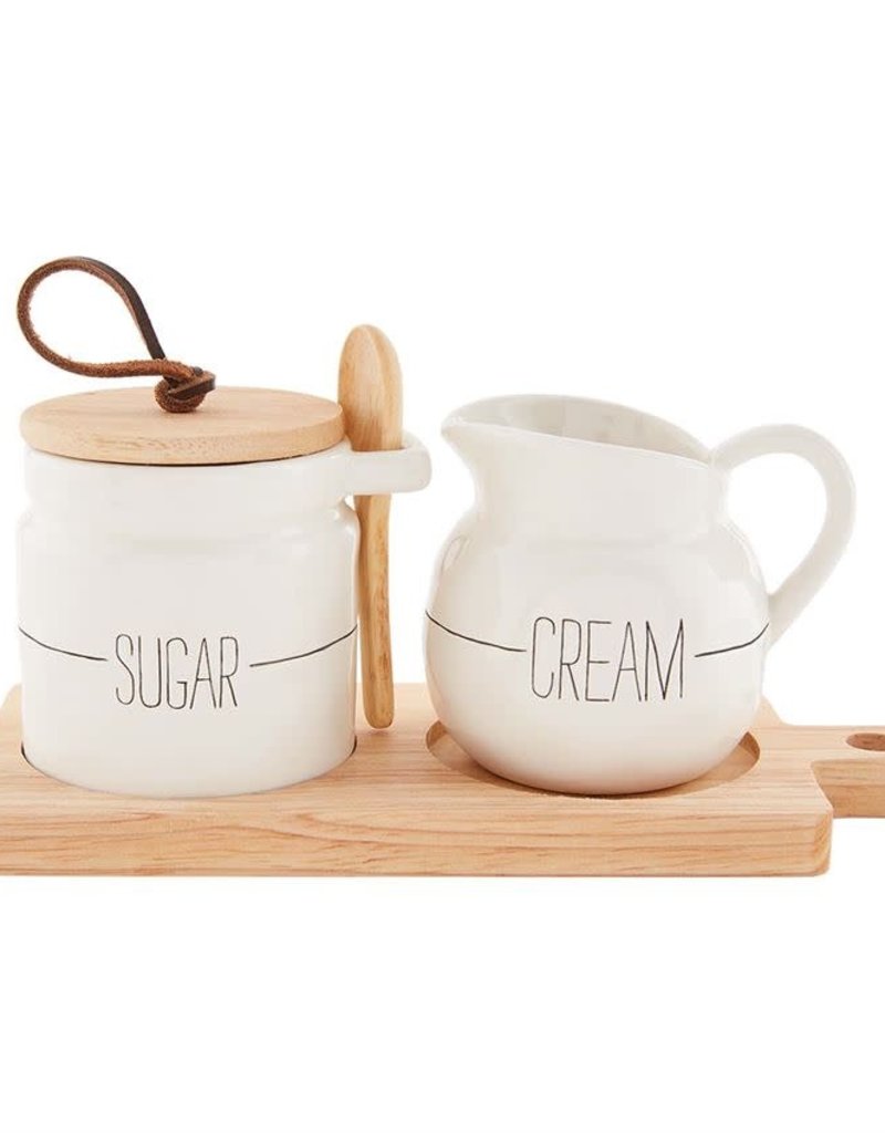 MUD PIE SUGAR & CREAMER BOARD SET