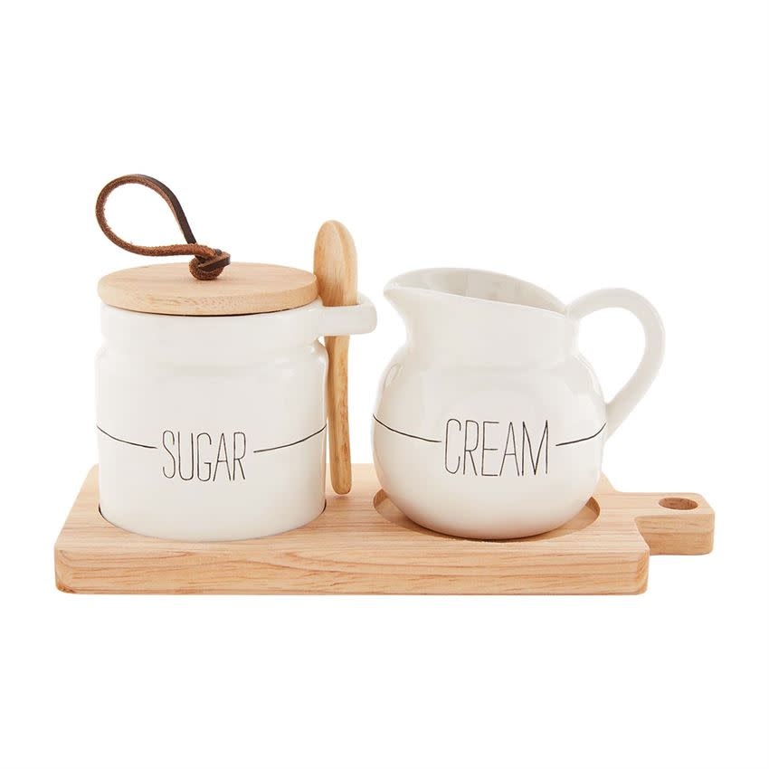 MUD PIE SUGAR & CREAMER BOARD SET MUD PIE SUGAR & CREAMER BOARD SET