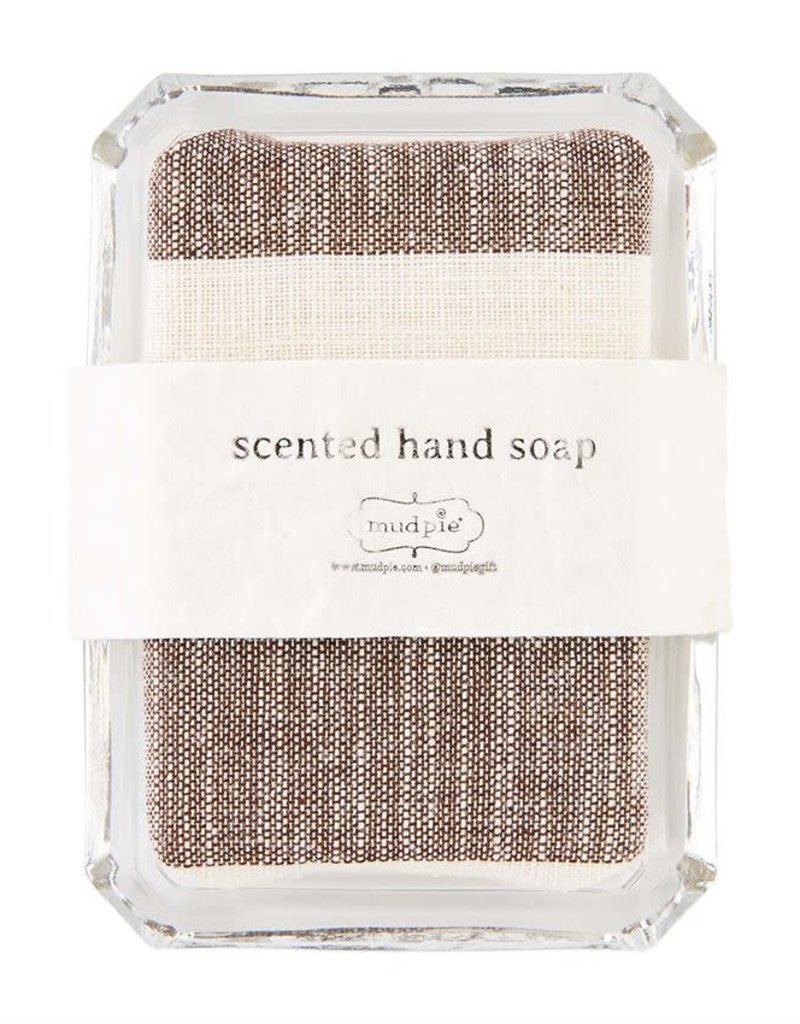 MUD PIE STRIPED HAND SOAP & DISH SETS