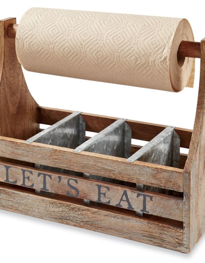 MUD PIE LET'S EAT PAPER TOWEL HOLDER