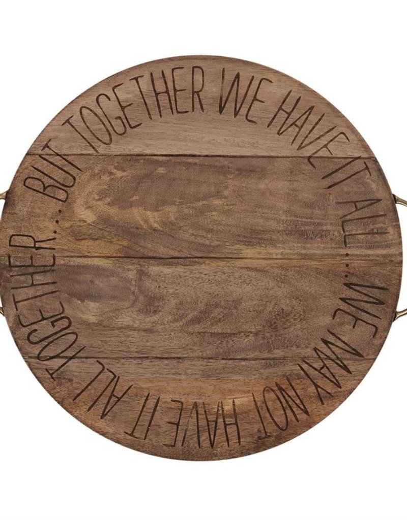 MUD PIE TOGETHER SENTIMENT LAZY SUSAN