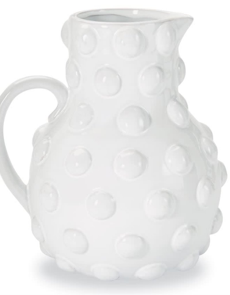 MUD PIE RAISED DOTTED PITCHER
