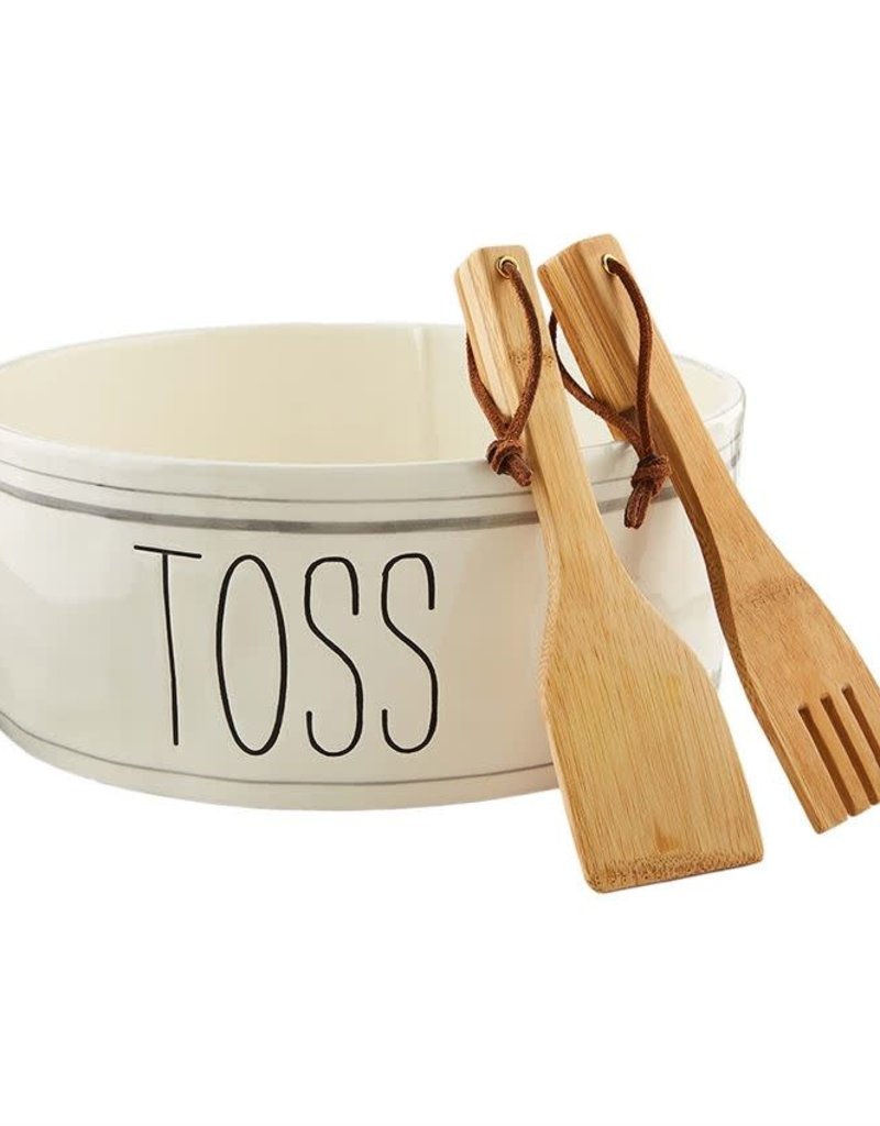 MUD PIE TOSS SALAD BOWL SET
