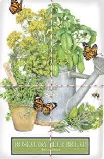 HERB WATER CAN BEER BREAD MIX & FLOUR SACK TOWEL HERB WATER CAN BEER BREAD MIX & FLOUR SACK TOWEL