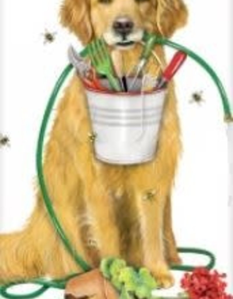 GARDEN RETRIEVER FLOUR SACK TOWEL