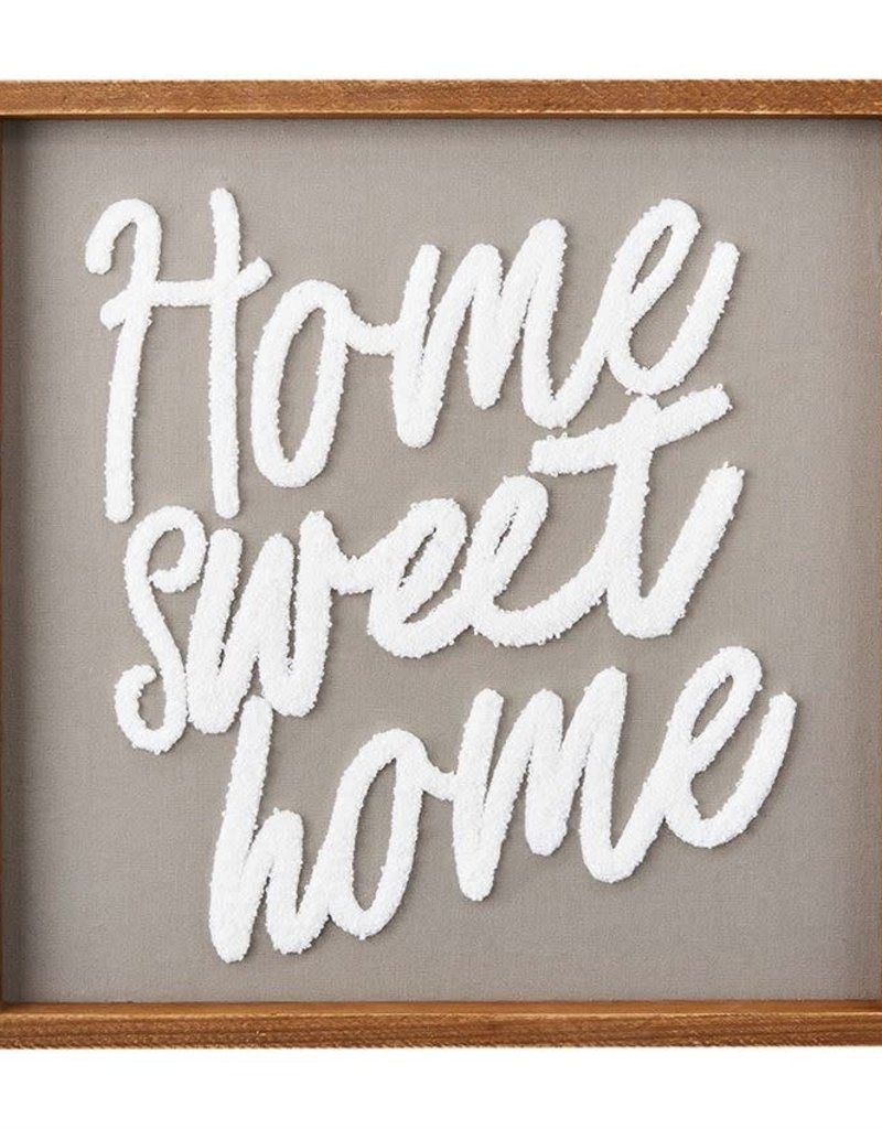 MUD PIE HOME SWEET BOUCLE PLAQUE