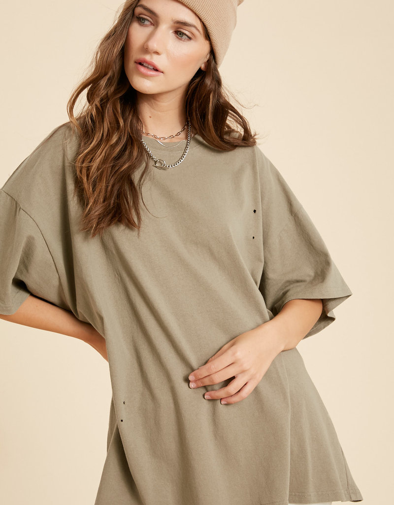 MARLEY DISTRESSED TOP