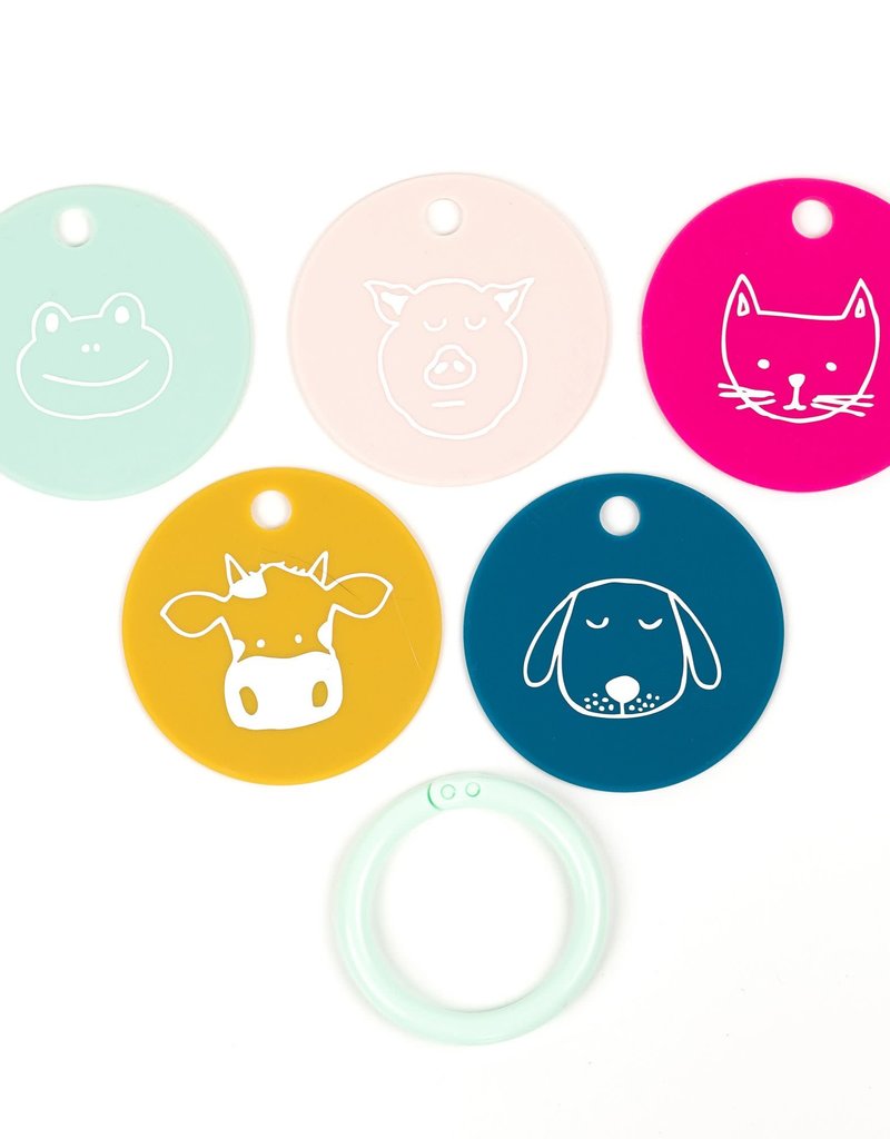 BELLA TUNNO PARTY ANIMALS TEETHING FLASHCARDS