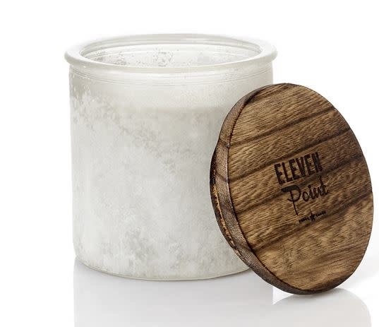 ELEVEN POINT CANDLES RIVER ROCK CANDLE-WHITE ELEVEN POINT CANDLES RIVER ROCK CANDLE-WHITE