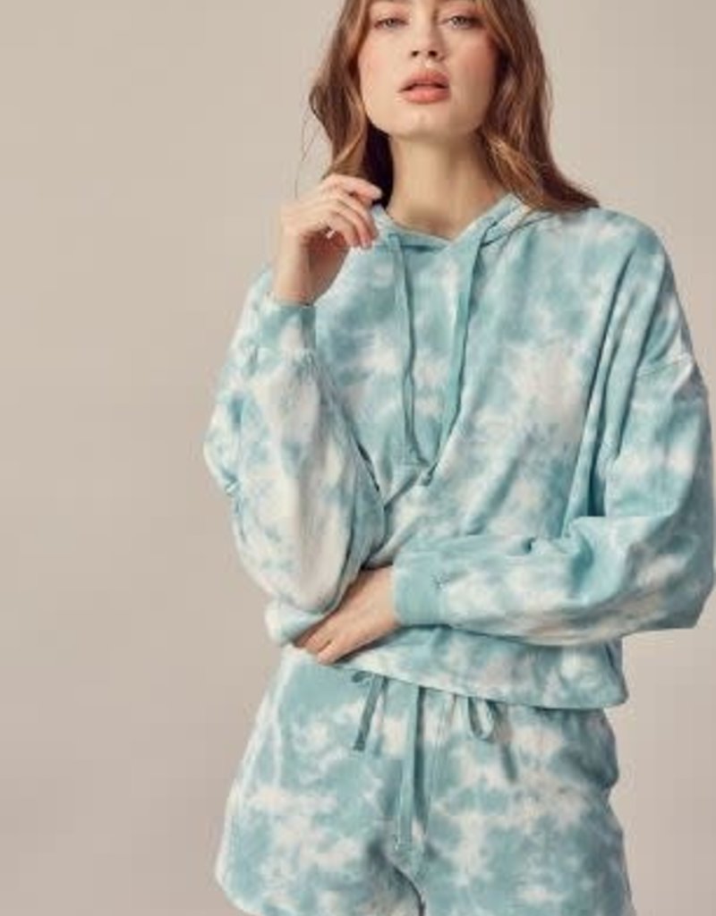 AQUA TIE DYE TOP