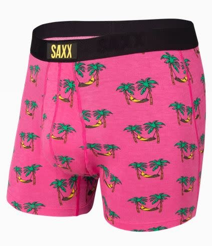 SAXX ULTRA BOXER BRIEF - PINK BANANA HAMMOCK SAXX ULTRA BOXER BRIEF - PINK BANANA HAMMOCK