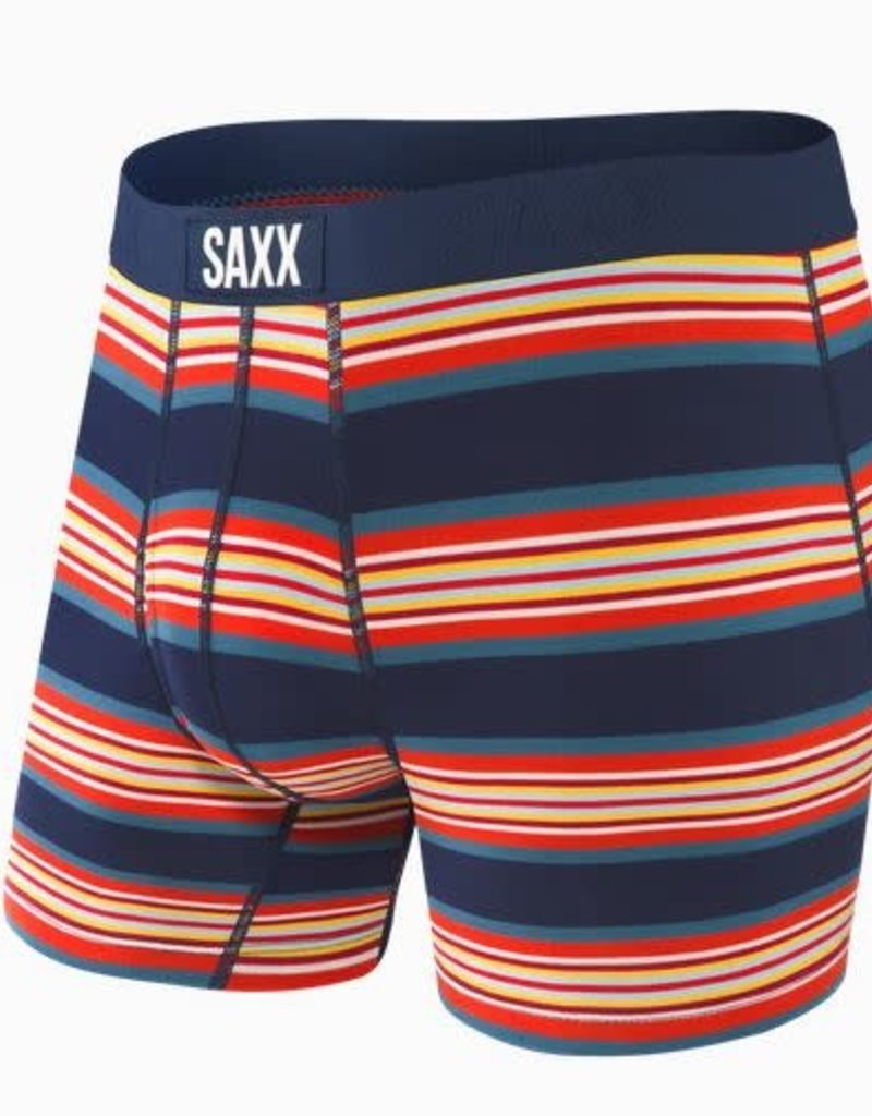 SAXX ULTRA BOXER BRIEF - NAVY BANNER STRIPE