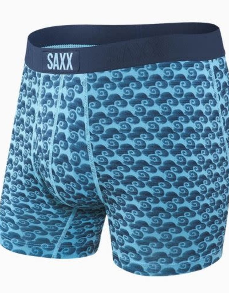 SAXX ULTRA BOXER BRIEF - BLUE TROPIC STORM
