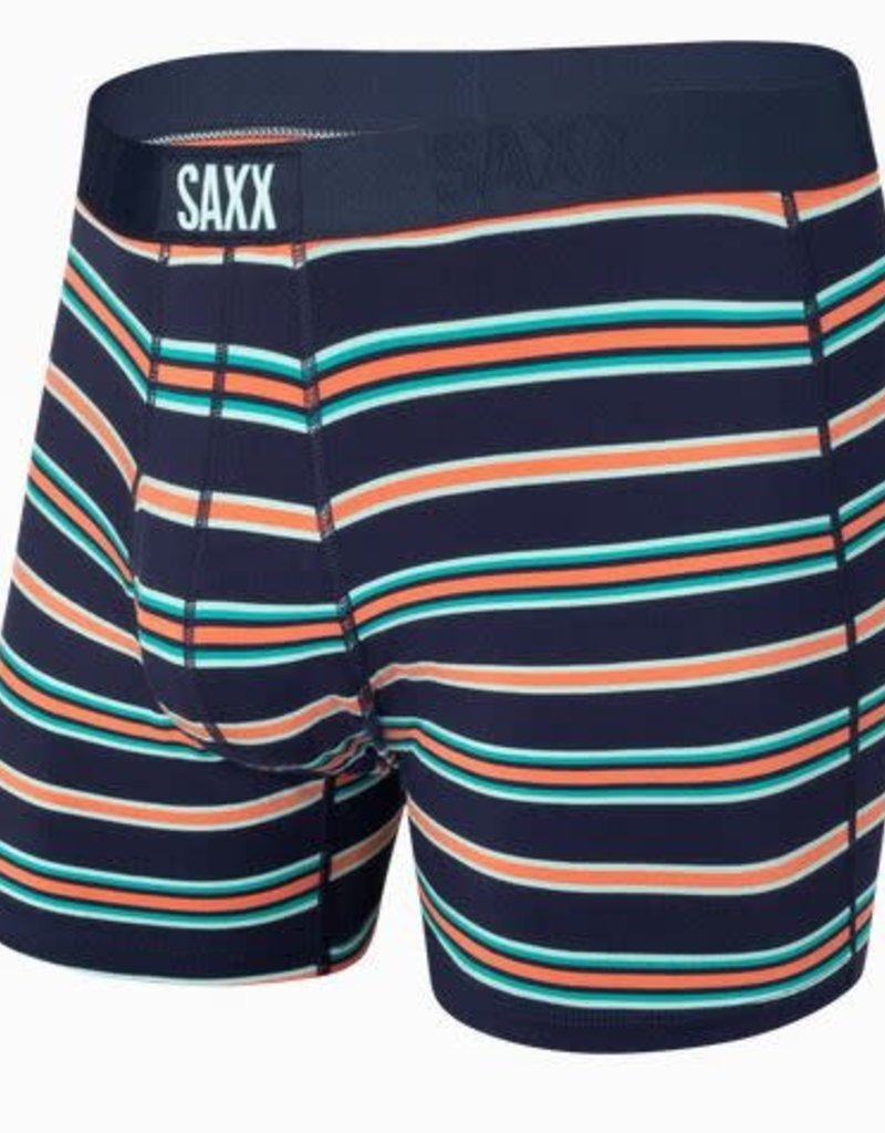 SAXX ULTRA BOXER BRIEF - NAVY VISTA STRIPE