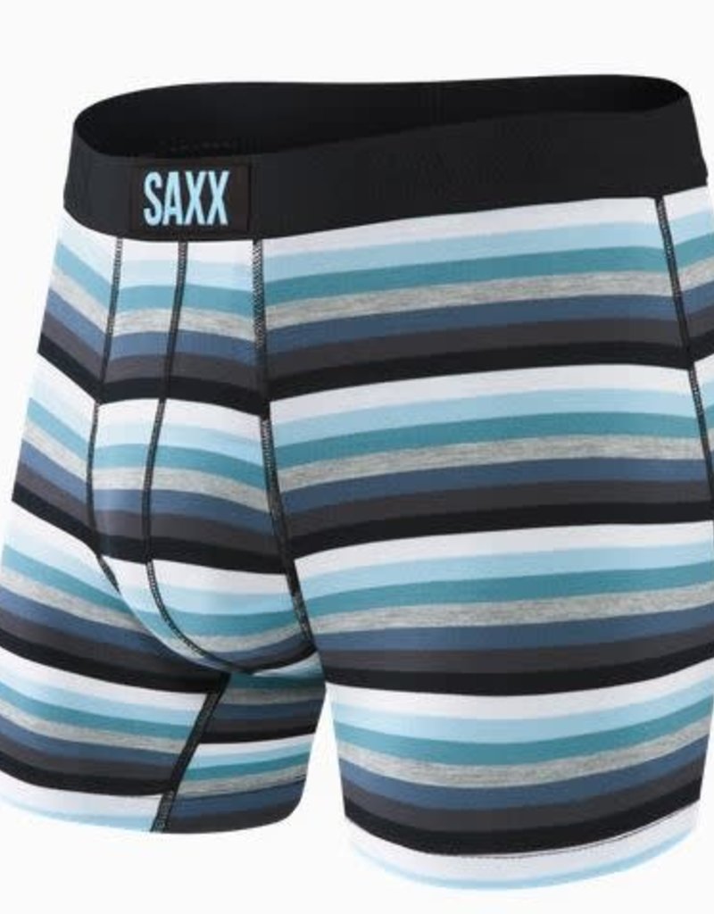 SAXX VIBE BOXER BRIEF- GREY POP STRIPE