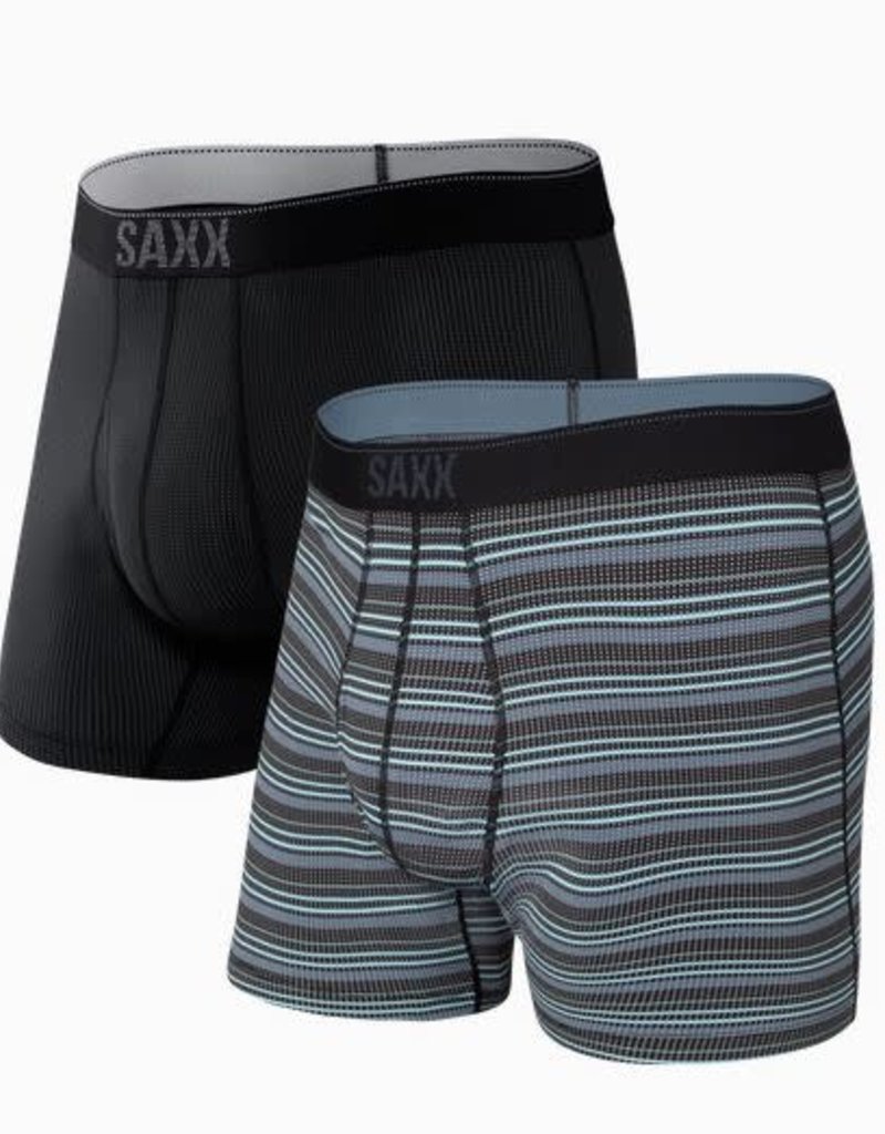 SAXX QUEST BOXER BRIEF 2 PK-SUNRISE STRIPE