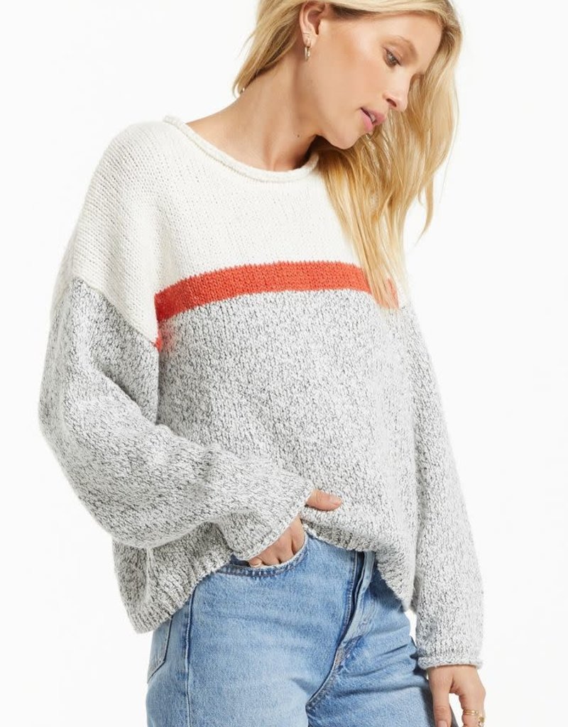 Z SUPPLY KENNEDY COLOR BLOCK SWEATER