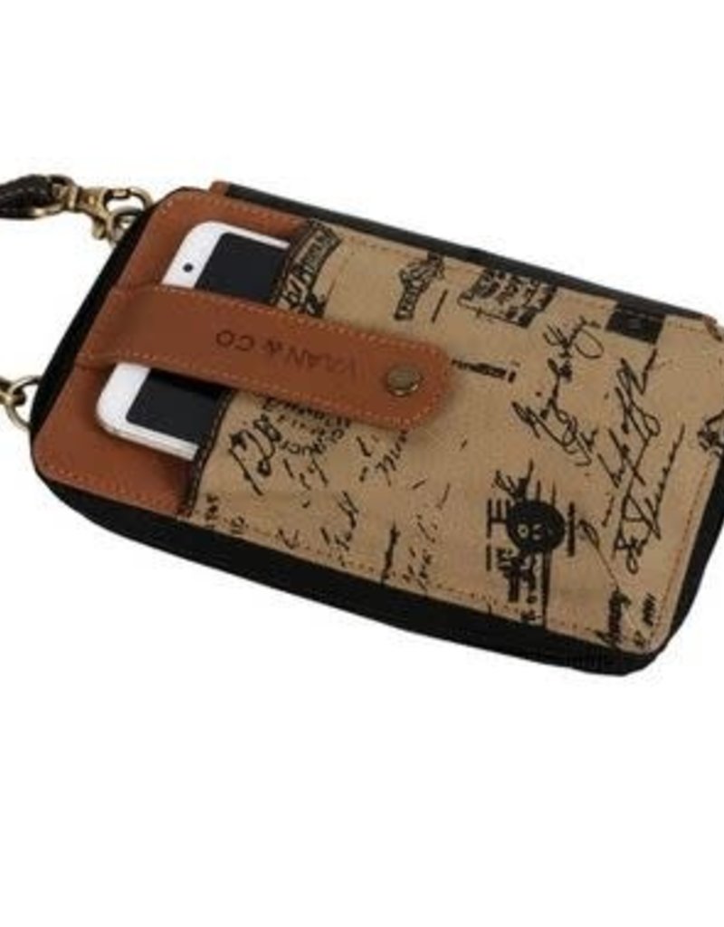 VAAN AND CO CELLPHONE CROSSBODY WALLET