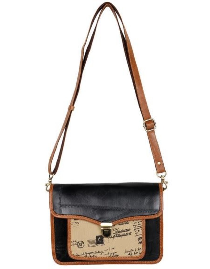 VAAN AND CO SUPPLE CROSSBODY-SCRIPT