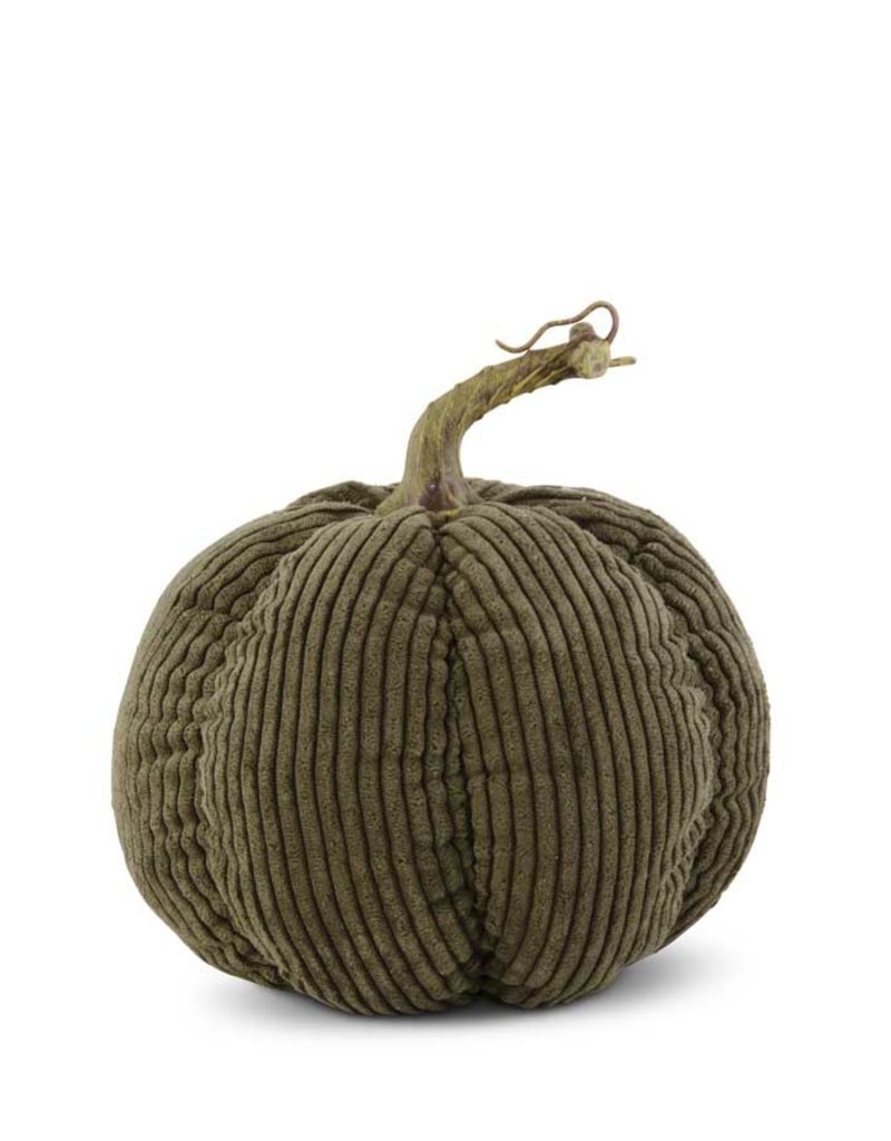 KHAKI GREEN 7" CORDUROY PUMPKIN