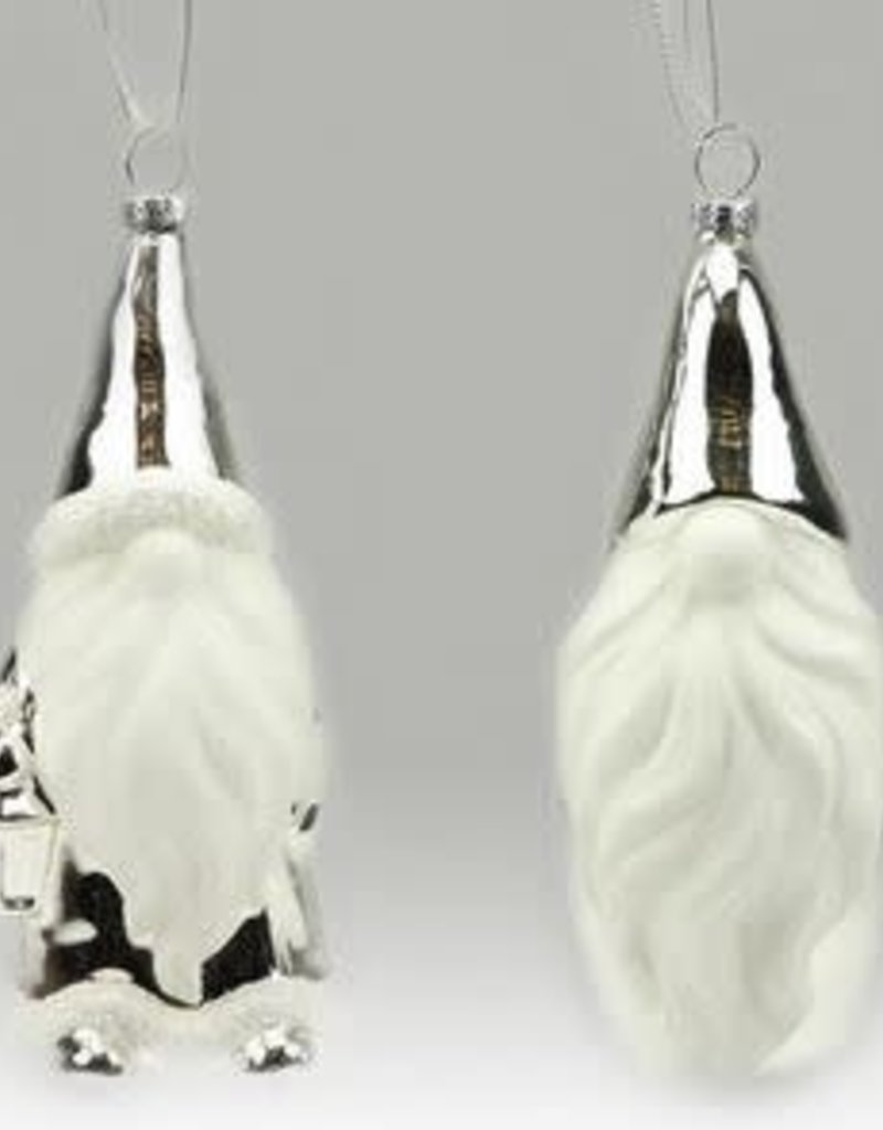 SILVER/WHITE GNOME ORNAMENTS
