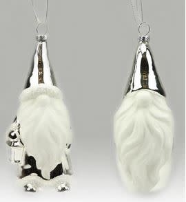 SILVER/WHITE GNOME ORNAMENTS