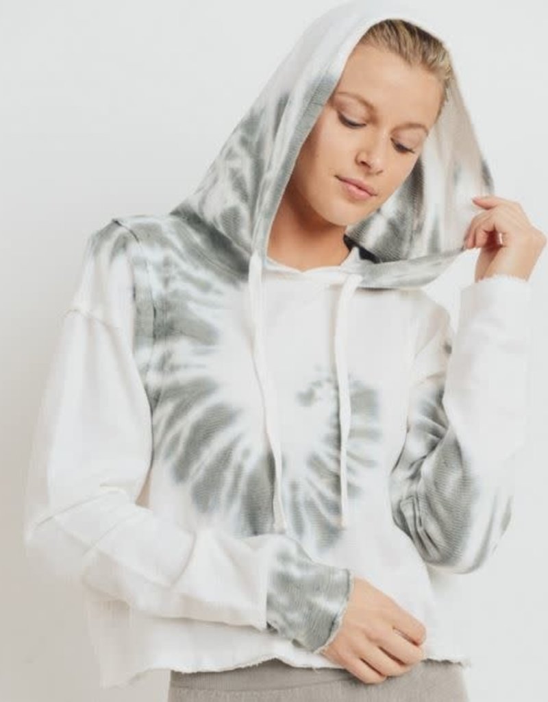 MONO B FAYE CROPPED HOODIE