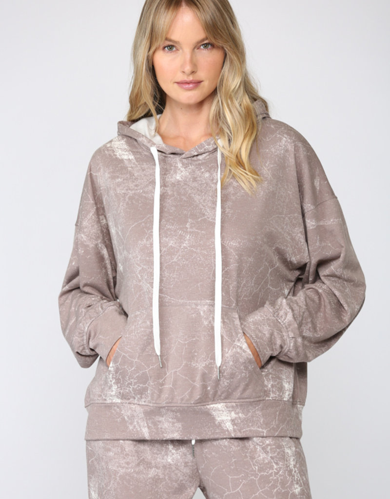 FATE MARBLED SWEATSHIRT- MOCHA