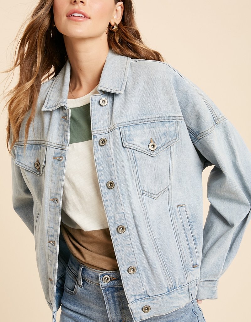 SARINA WASHED DENIM JACKET