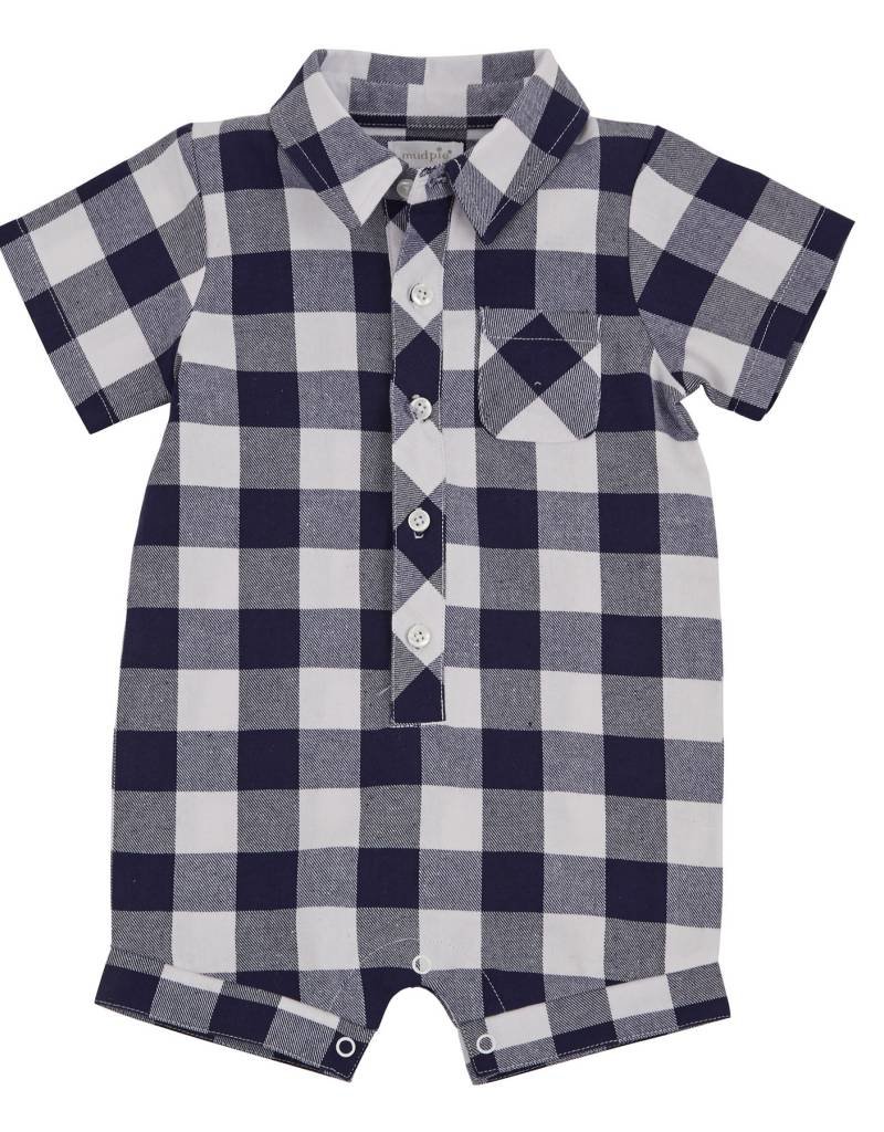 MUD PIE GINGHAM ONE-PIECE