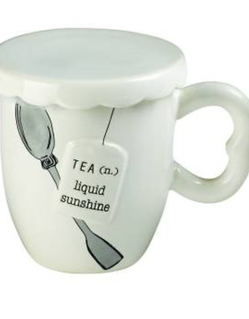 MUD PIE COVERED TEA MUG SET
