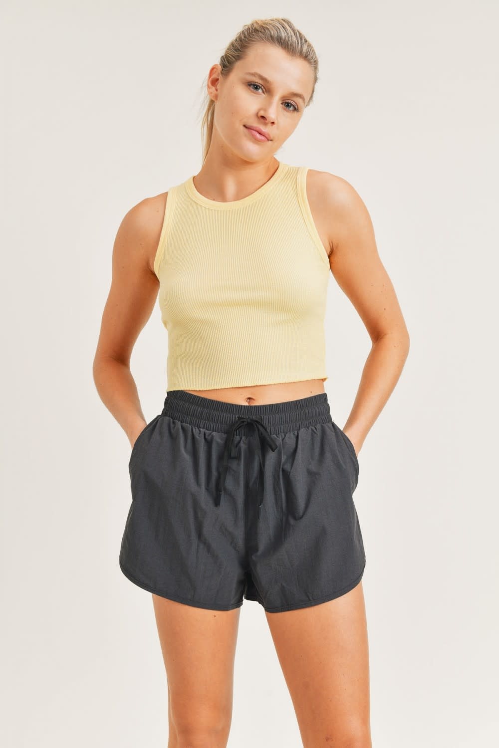 MONO B JALIA MINERAL WASHED CROPPED TANK MONO B JALIA MINERAL WASHED CROPPED TANK