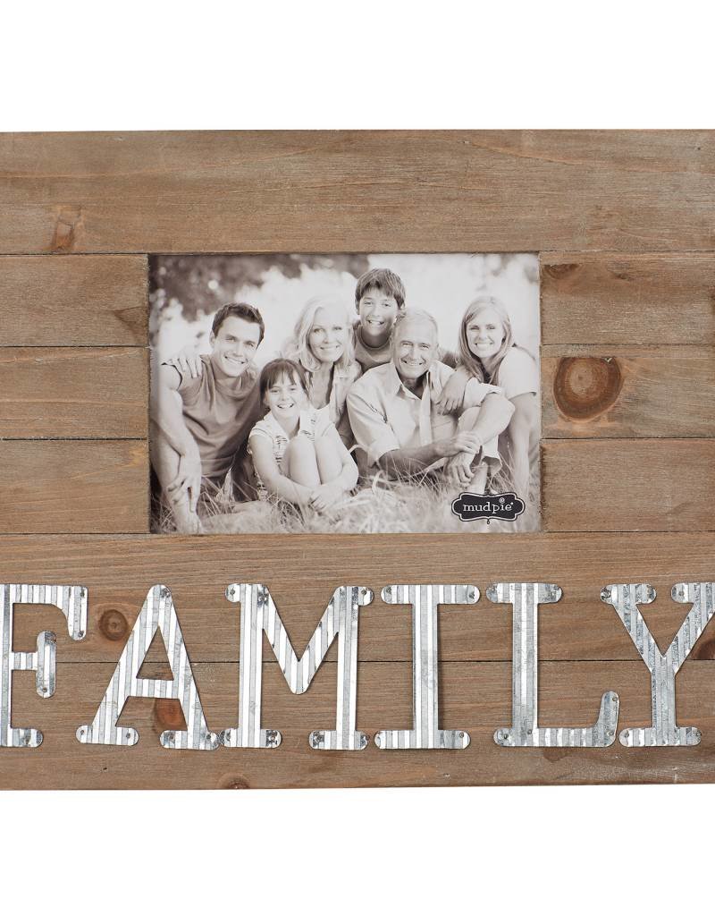 MUD PIE FAMILY TIN FRAME