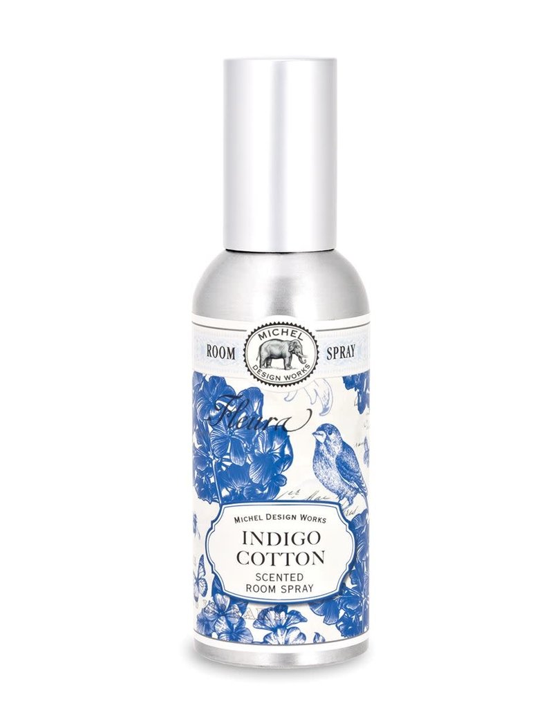 MICHEL DESIGN WORKS INDIGO COTTON HOME FRAGRANCE SPRAY