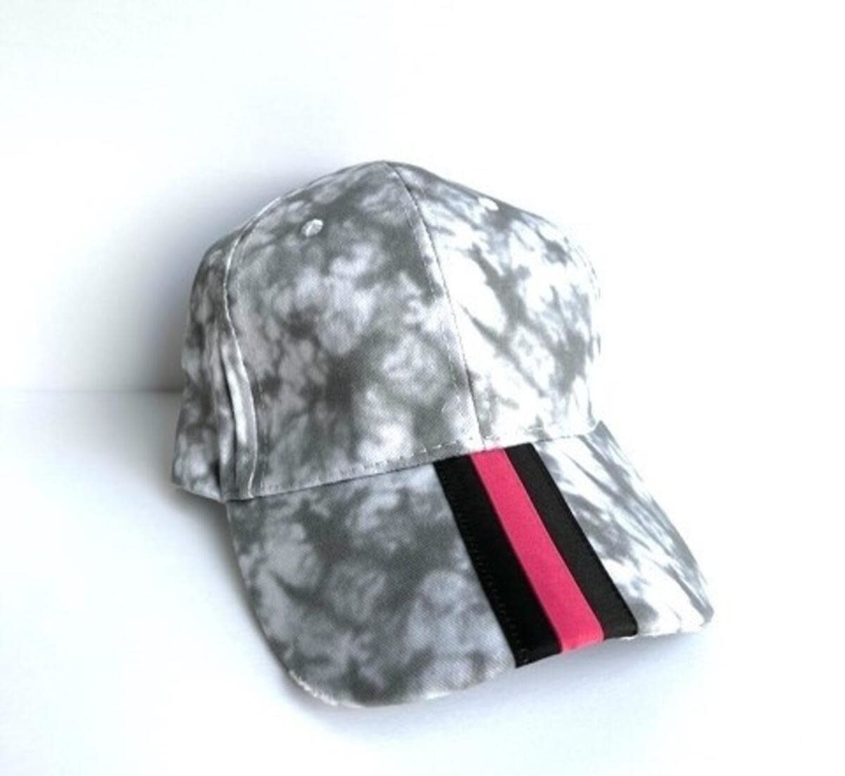 HAUTE SHORE HAUTE HAT-WHITE/GRAY TIE DYE HAUTE SHORE HAUTE HAT-WHITE/GRAY TIE DYE