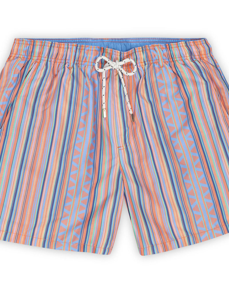 SOUTHERN MARSH DOCKSIDE SWIM TRUNK-PACIFIC STRIPE