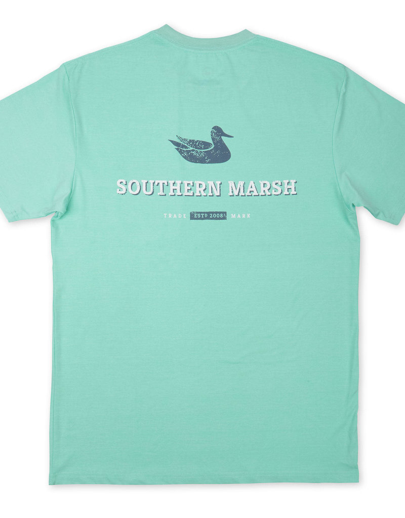 SOUTHERN MARSH FIELDTEC HEATHERED TEE-TRADEMARK