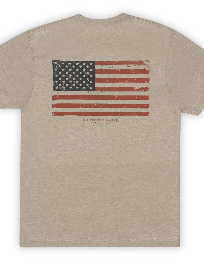 SOUTHERN MARSH SEAWASH TEE- VINTAGE FLAG