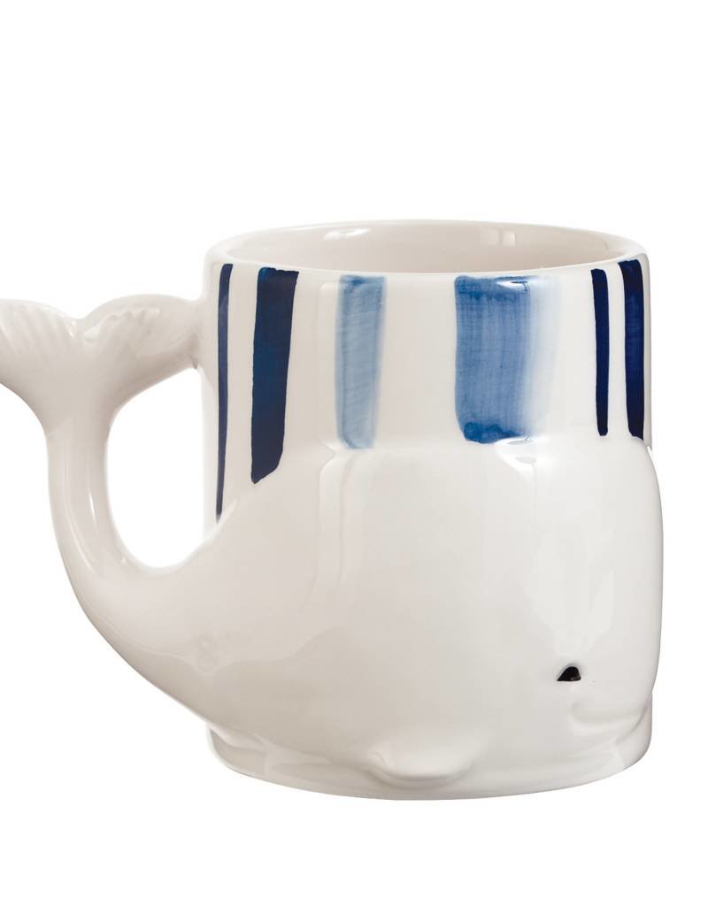 MUD PIE WATERCOLOR NAUTICAL MUG