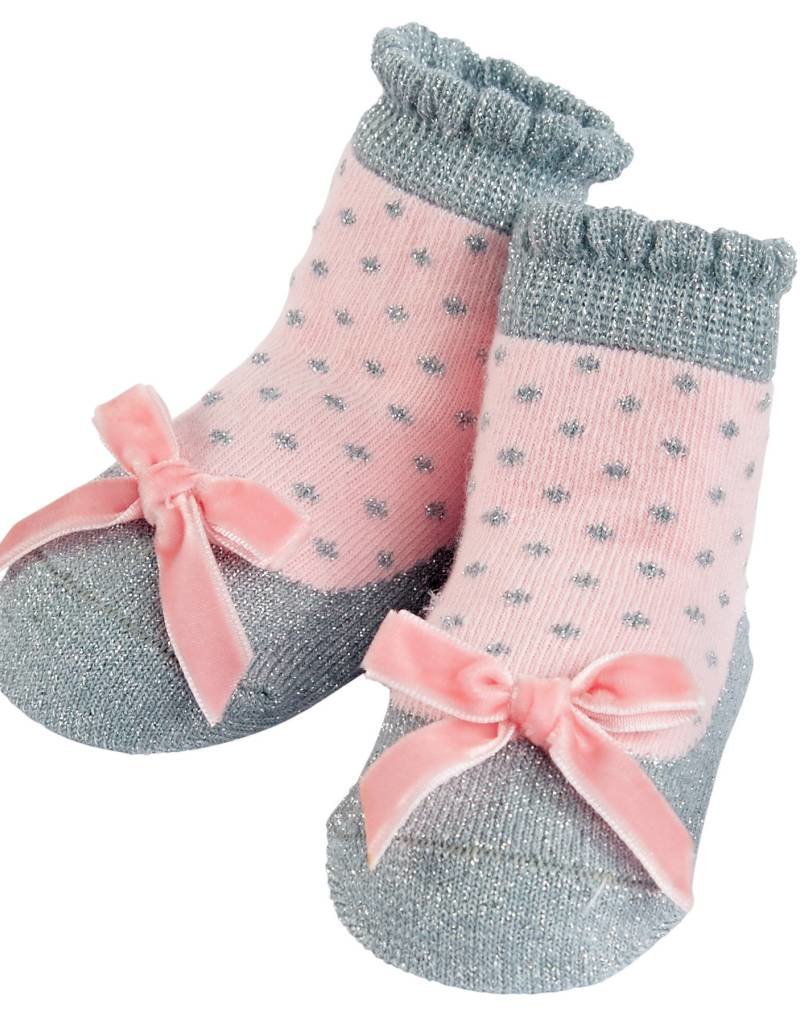 MUD PIE PINK SPARKLE SOCK